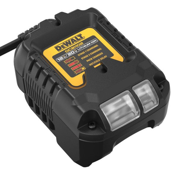 DCB1102-KR 리튬이온 컴팩트 충전기, 12-20V 겸용, 2A