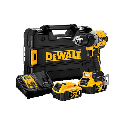 20V MAX / 5.0Ah XR 브러쉬리스 프리미엄 컴팩트 햄머 드릴 드라이버 (TSTAK)