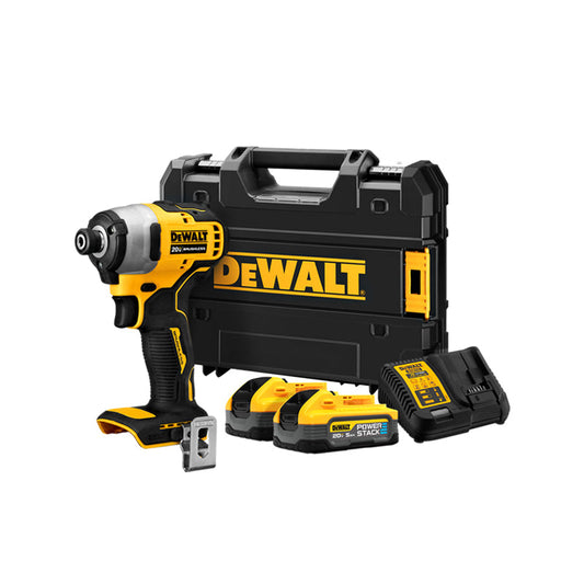 20V MAX / POWERSTACK™ 5.0Ah XR 브러쉬리스
컴팩트 임팩트 드라이버 (TSTAK)