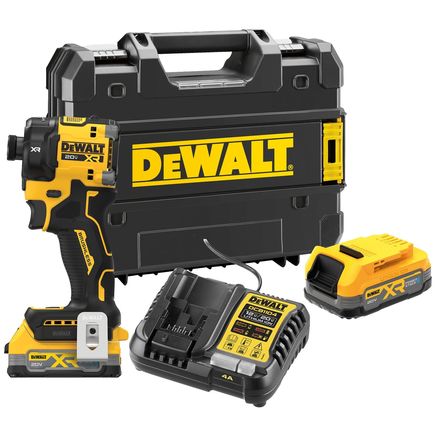 DCF870E2T-KR 20V MAX XR 브러쉬리스 유압식 임팩 드라이버 (POWERSTACK 1.7 Ah)