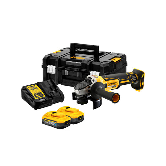 DCG405H2T-KR 20V MAX/POWERSTACK™ 5.0Ah XR 브러쉬리스 충전 그라인더-슬라이더 스위치 (TSTAK)