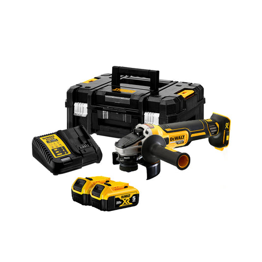 DCG405P2-KR 18V / 5.0Ah 브러쉬리스 충전 그라인더 - 슬라이더 스위치