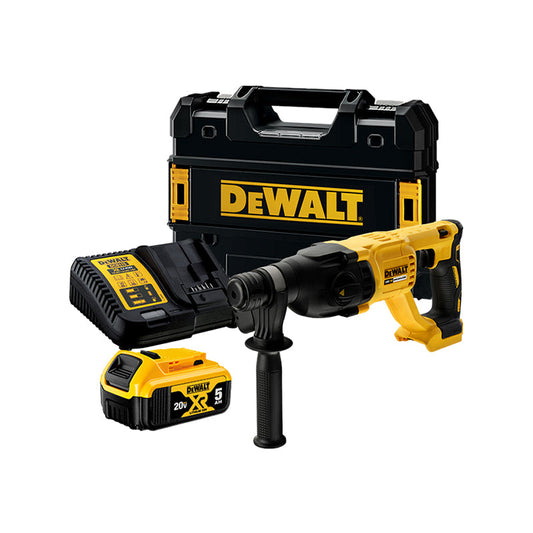 18V / 5.0Ah 브러시리스 충전 로타리 햄머, 일자형 26mm/2.6J