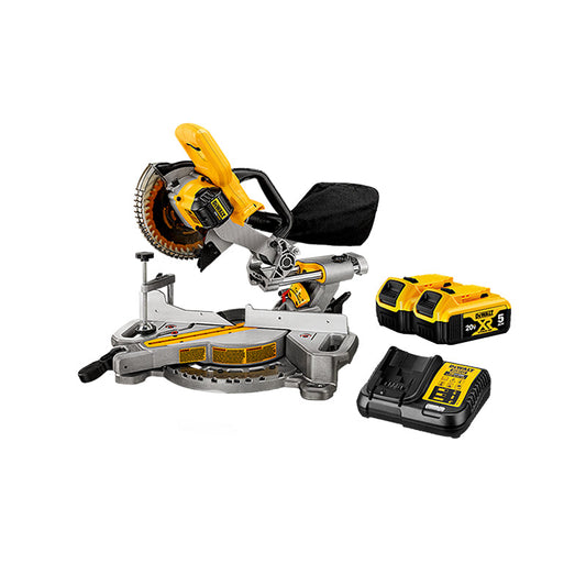 18V / 5.0Ah 7¼인치 슬라이딩 각도절단기 (톱날 포함-60T)