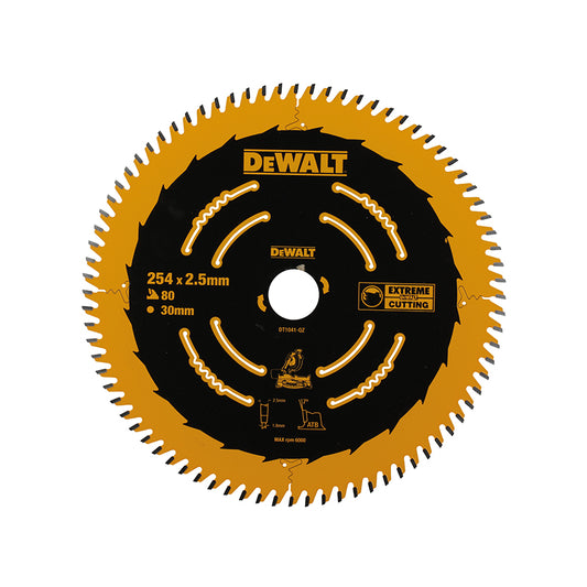 DT1041-KR 원형톱날(정밀) / 목재, 10인치, 80T