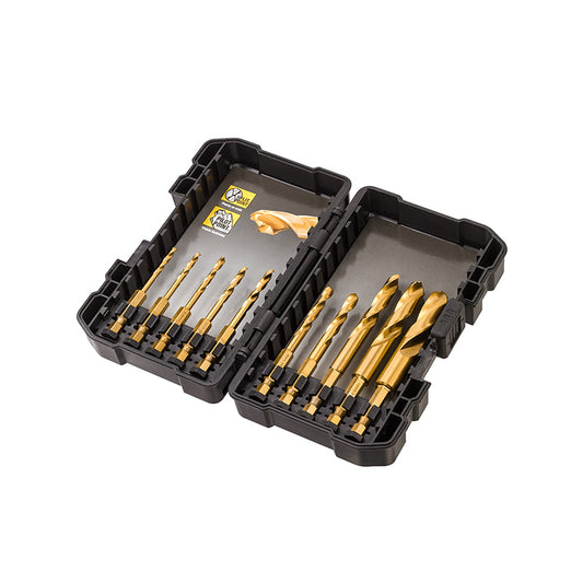 DT50050-KR 디월트 터프케이스 S 티타늄 철공용 비트 10pcs