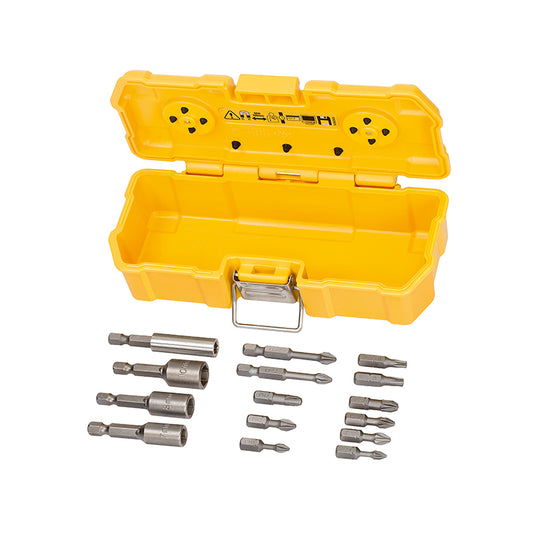 DT7918-QZ 15pcs 스크류 드라이버 비트 세트 + 자석 케이스