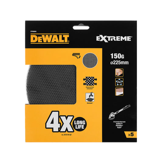 DTM8684-QZ DCE800/DWE7800용 망사 샌딩 페이퍼 #150, 1팩(5장)