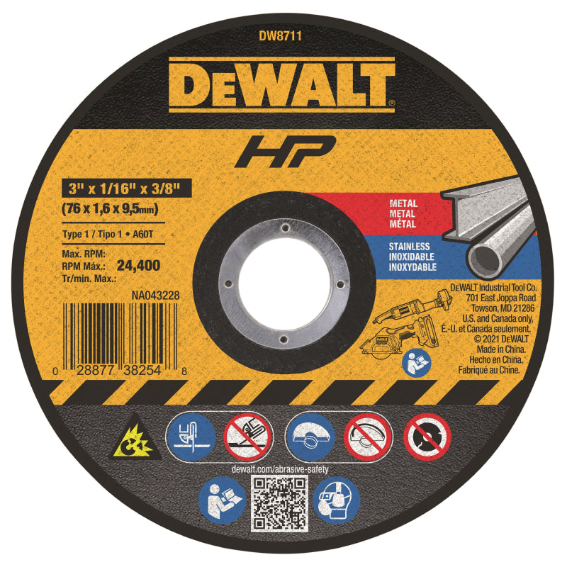 DW8711P3 3인치 절단석 / 철, SUS용 (3개입)