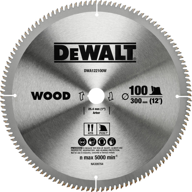 DWA122100W Thin Kerf 씬 커프 원형톱날 목재 300(12) 100T
