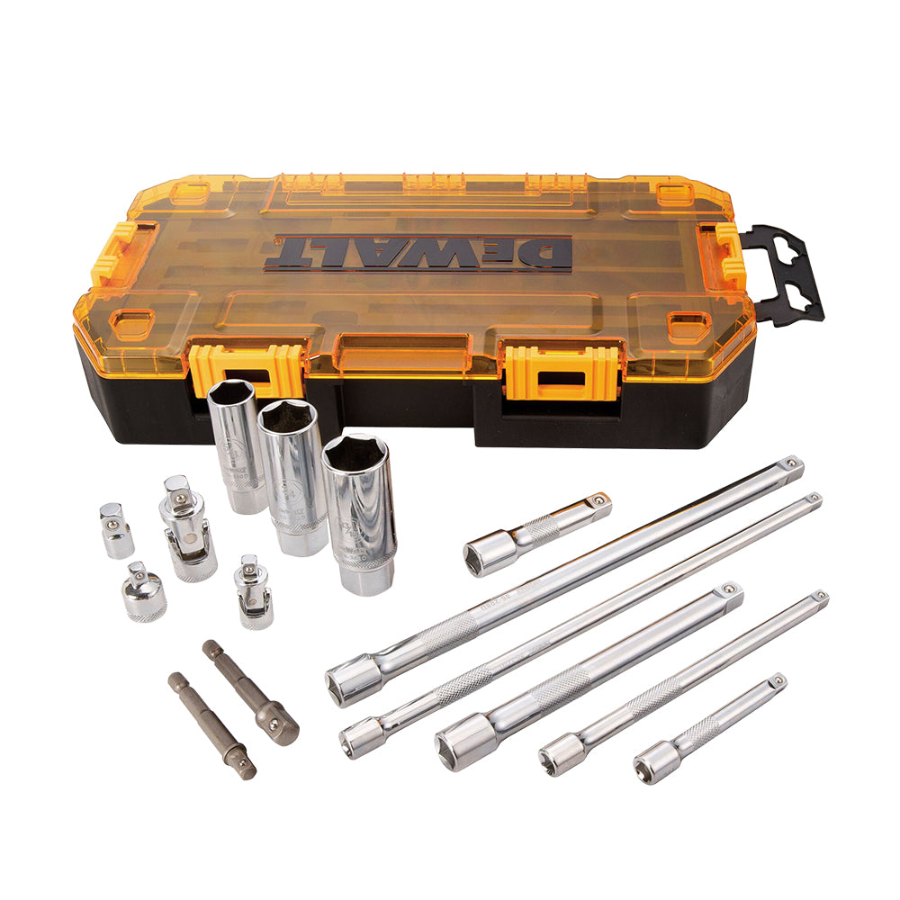 DWMT73807-KR 3/8” & 1/4 Drive 소켓 액세서리 세트 15PCS