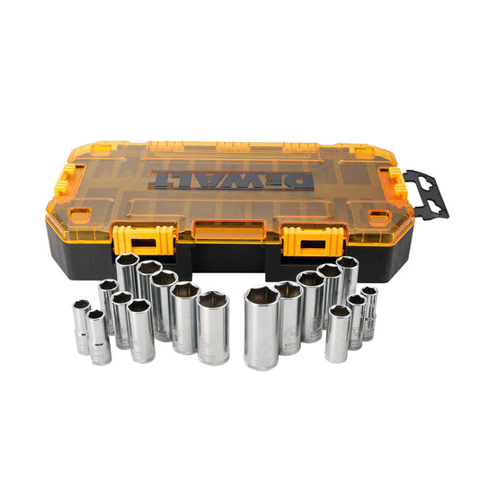 DWMT73812-KR 3/8” Drive 롱소켓 세트 20PCS (Metric & SAE)