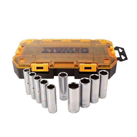 DWMT73815-KR 1/2“ Drive 롱소켓 세트 10PCS (Metric 전용)