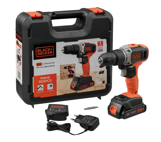 EBCD704K-KR 20V LI ION 2-SPEED HAMMER DRILL KIT (케이스 포함)