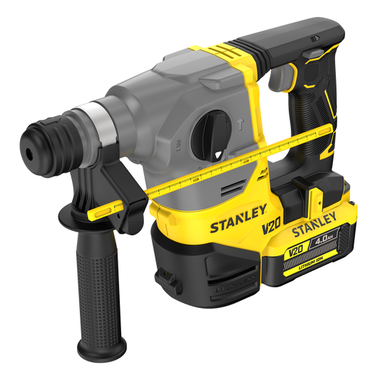 SBH910M1T-KR 20V MAX 스탠리 브러쉬리스 로터리 햄머, 3+1모드 (배터리 4.0Ah x 1, Pro-Stack)