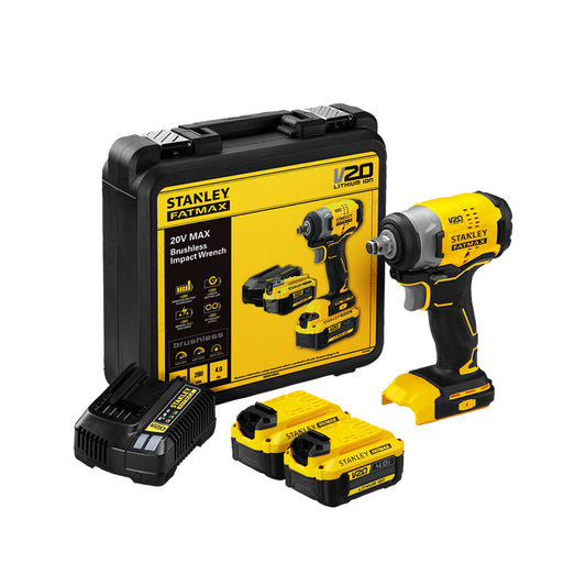 20V MAX 브러쉬리스 임팩렌치 (4.0Ah x 2)