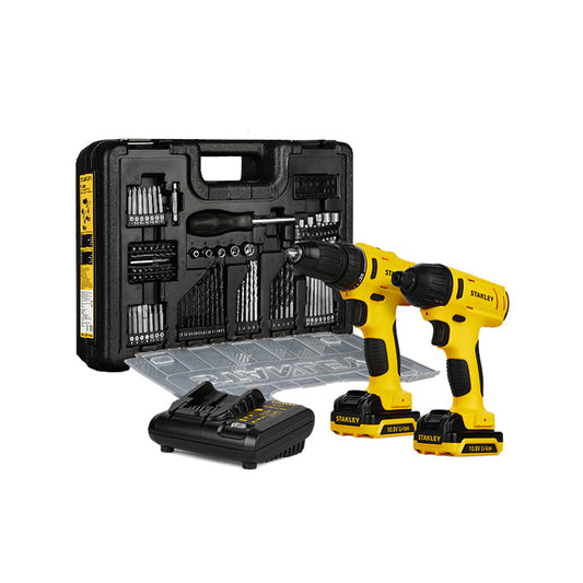 10.8V 콤보: 햄머+임팩 (1.5Ah x2) KIT BOX w/ 100p 액세서리