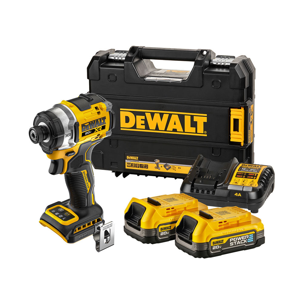 DCF860E2T-KR 20V MAX XR BRUSHLESS 파워스택 1.7Ah 플래그쉽 임팩트 드라이버 (TSTAK)