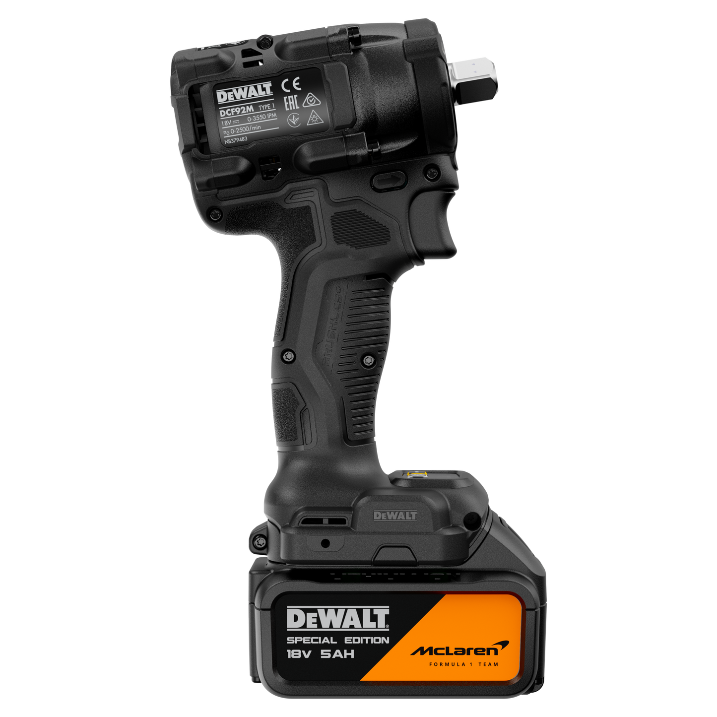 DCF92MP2T-KR 20V MAX / 5.0Ah XR 컴팩트 임팩트 렌치 디월트 맥라렌 에디션 (1/2인치, TSTAK)