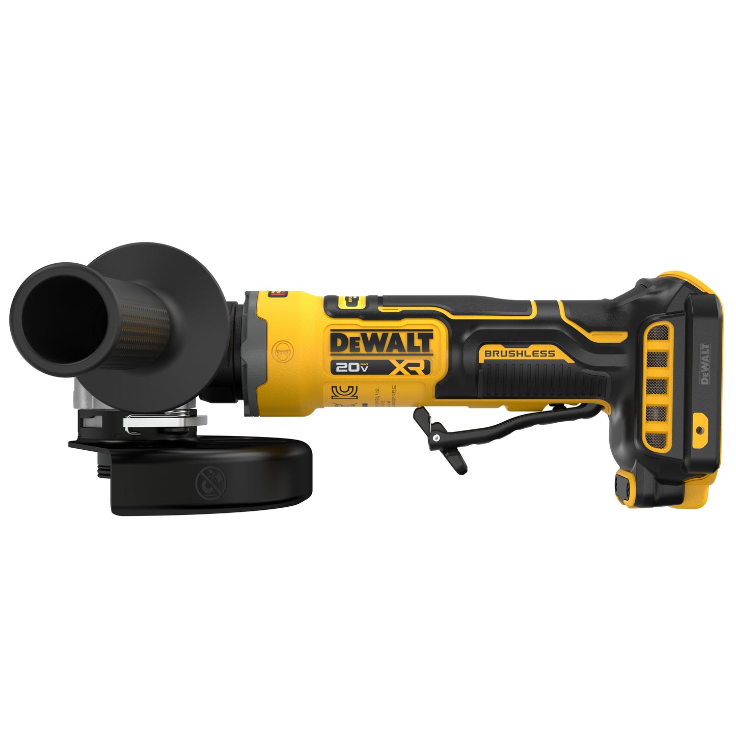 DCG404N-KR 20V MAX / 5.0Ah 브러쉬리스 5인치 슈퍼 슬림 디월트 그라인더 (패들 스위치) (베어툴, TSTAK)