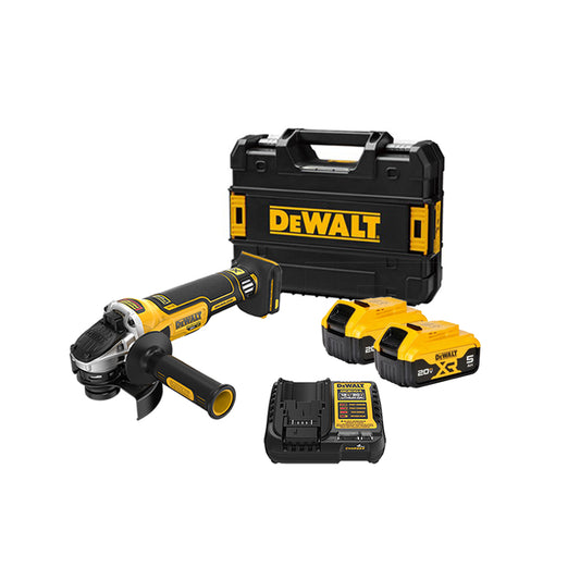 DCG4051P2T-KR 20V MAX XR 브러쉬리스 5인치 디월트 그라인더 (TSTAK, 5.0Ah X 2)