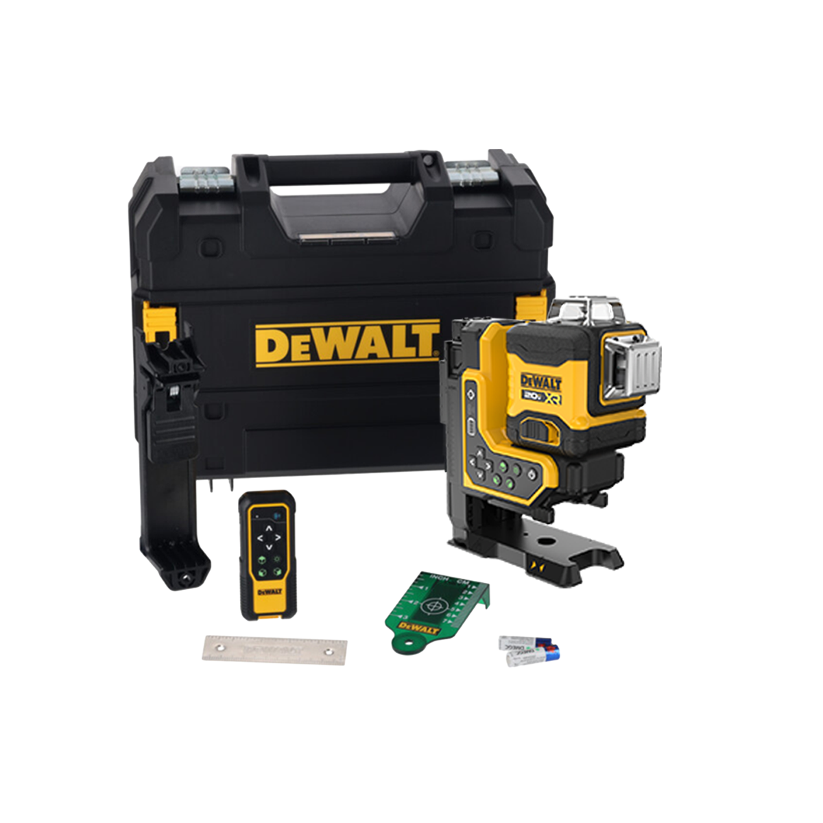 DCLE34035N-KR 20V MAX XR 원격 제어 3x360° 그린레이저 베어툴