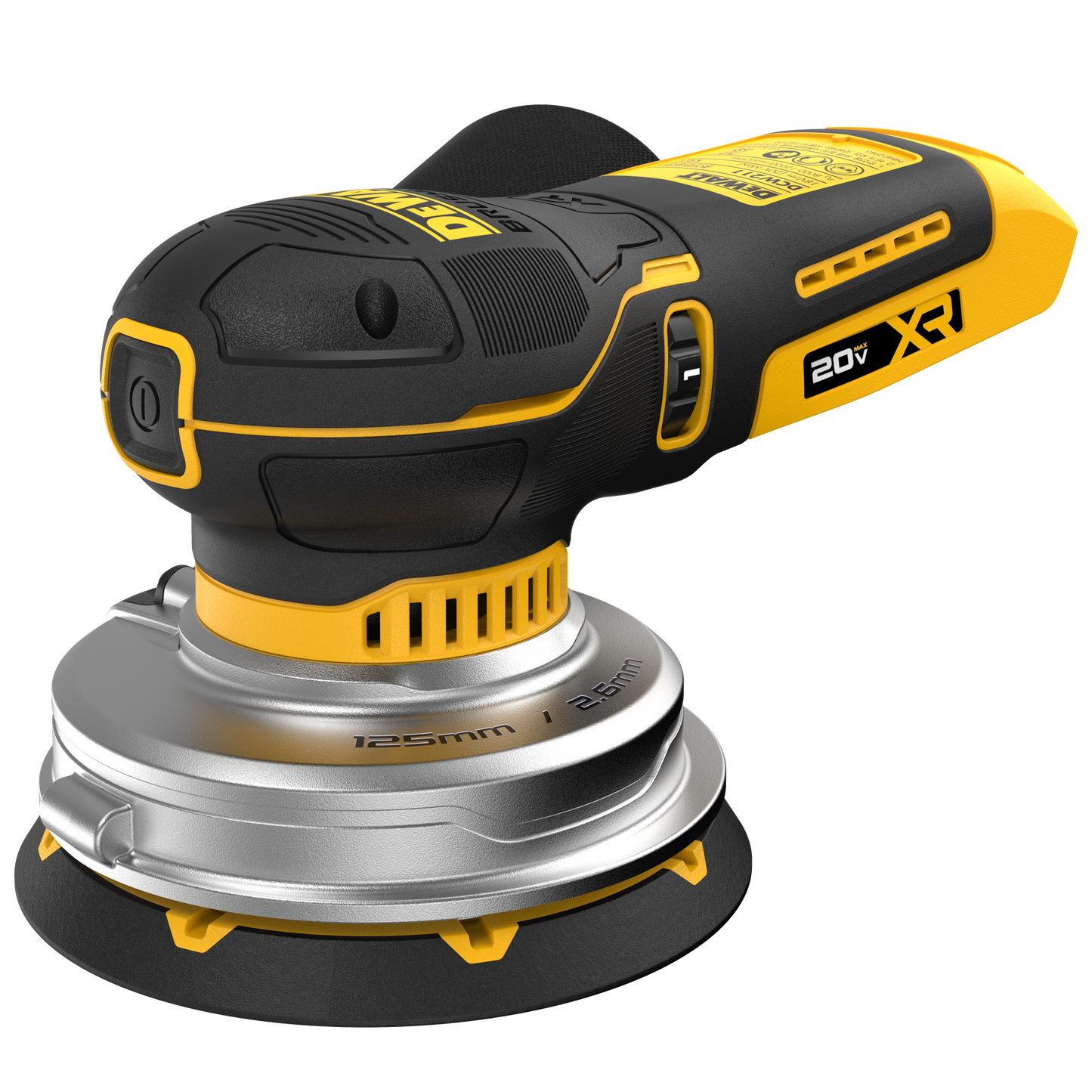 DCW211N-KR 20V MAX XR 브러쉬리스 저진동 디월트 원형 샌더 (베어툴)