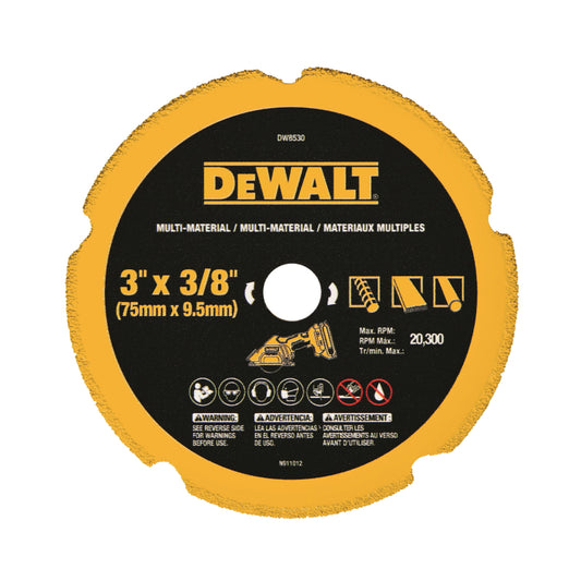 DW8530 3인치 다이아몬드 멀티날 / 철, 석고보드, 플라스틱용