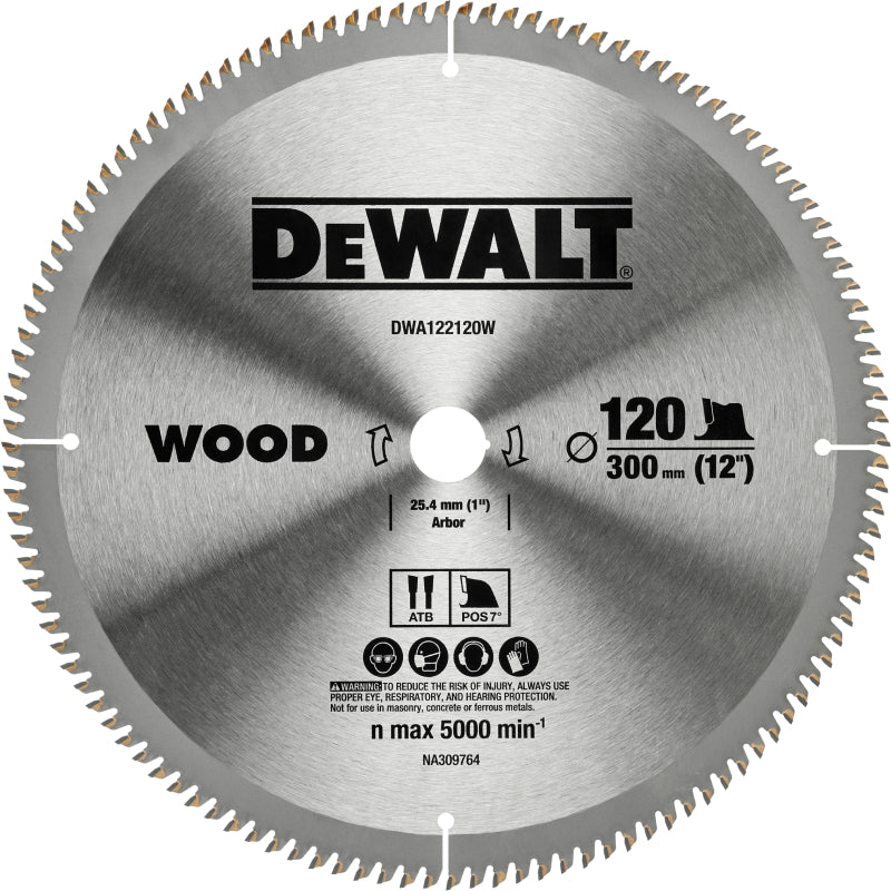 DWA122120W Thin Kerf 씬 커프 원형톱날 목재 300(12) 120T