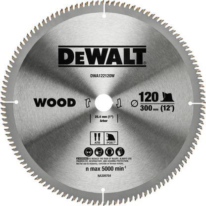 DWA122120W Thin Kerf 씬 커프 원형톱날 목재 300(12) 120T