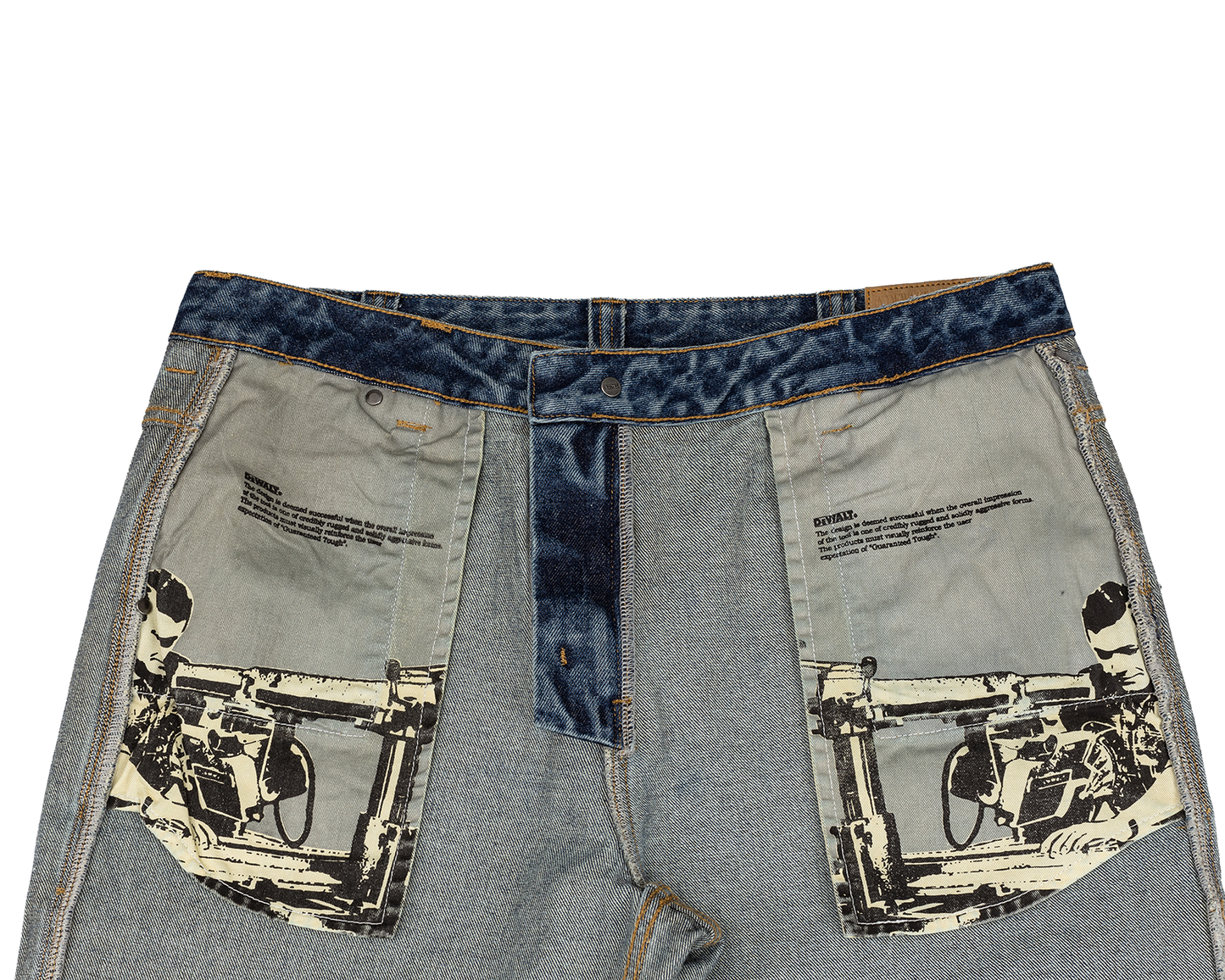 HERITAGE DOUBLE KNEE DENIM PANTS 헤리티지 더블니 데님팬츠