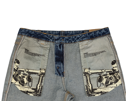HERITAGE DOUBLE KNEE DENIM PANTS 헤리티지 더블니 데님팬츠