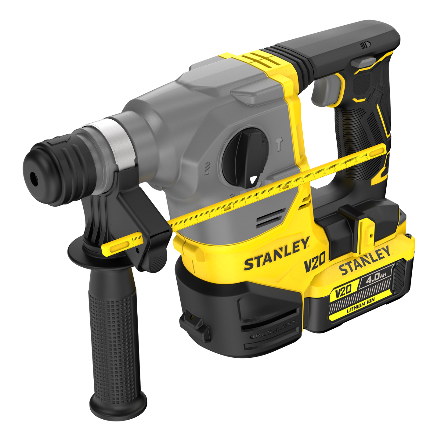SBH910M1T-KR 20V MAX 스탠리 브러쉬리스 로터리 햄머, 3+1모드 (배터리 4.0Ah x 1, Pro-Stack)