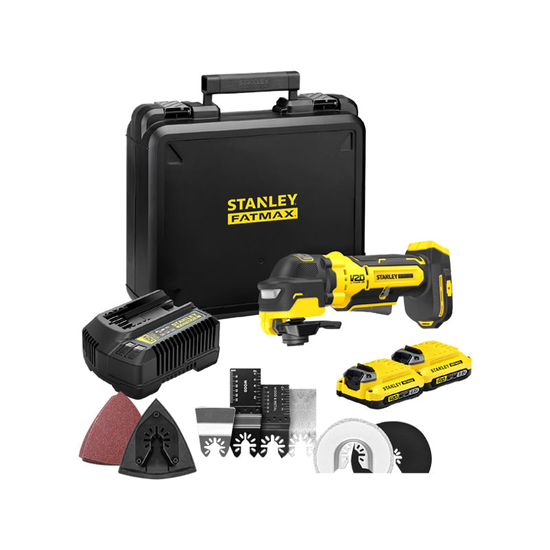 20V MAX 브러쉬리스 멀티커터  (배터리 2.0Ah x 2), 액세서리 7종 포함